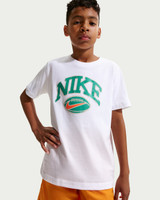 Nike Kids' Football Tee in White side view