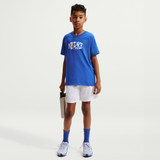 The Nike Kids' Soccer Tee in Game Royal
