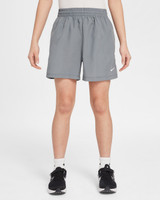 Nike Kids' Multi Woven 4" Shorts Smoke Grey front view