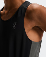 On Running Men's Performance Tank Black Eclipse back view