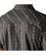 Patagonia Men's Go-To Western Short Sleeve Shirt Lowland Forge Grey side view