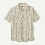 Patagonia Men's Go-To Western Short Sleeve Shirt Lowlands Natural front view