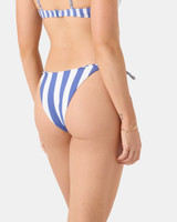 Roxy Women's Stripe Reversible Cheeky Bikini Bottom