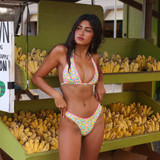 Kulani Kinis Women's Hula Decor Halter Bikini Top