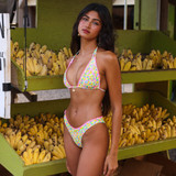 Kulani Kinis Women's Hula Decor Halter Bikini Top