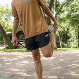 The Burlebo Men's Training Shorts in Black Camo