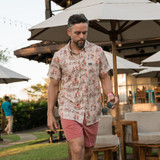 The Burlebo Men's Performance Button Up Shirt in Cowboy Up