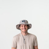 Burlebo Bucket Hat Deer Camo front view
