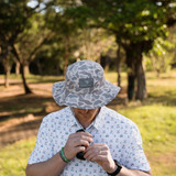 Burlebo Bucket Hat Deer Camo side view