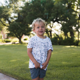 The Burlebo Toddlers' Go To Tee in White Camo