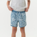 The Burlebo Toddlers' Swim Trunks in Seaside Camo