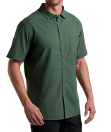 KUHL Men's Persuadr Short Sleeve Shirt Cypress detail