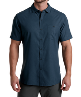 KUHL Men's Persuadr Short Sleeve Shirt Midnight back