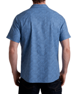 The Kuhl Men's Breeze Short Sleeve Shirt in River Blue