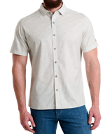 The Kuhl Men's Breeze Short Sleeve Shirt in Bone