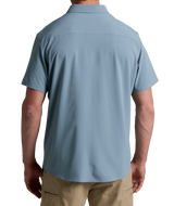 KUHL Men's Edge Short Sleeve Shirt Mineral Blue side view