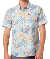 The O'Neill Men's Terrace Standard Short Sleeve Shirt in Baby Blue