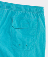 The Vineyard Vines Men's 6" Solid Island Swim Trunks in Turquoise