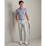 The Rhone Men's Commuter Polo in Purple Smoke Oxford