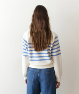 Marine Layer Women's Cloud 9 Fleece Crewneck Pullover side angle