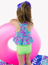 Ruffle Butts Girls' Paisley Tankini