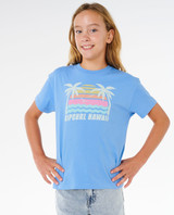 Rip Curl Girls' Malibu Relaxed Tee front view