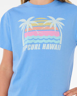 Rip Curl Girls' Malibu Relaxed Tee front view