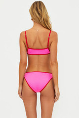 Beach Riot Women's Electric Saffron Bikini Bottom detail view