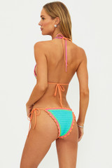 Beach Riot Women's Crochet Soleil Bikini Bottom front view