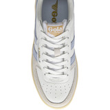 Gola Women's Hawk Sneakers White and Air Blue detail