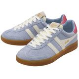 Gola Women's Cyclone Sneakers Air Blue and Bubblegum side view