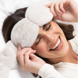 Nodpod Teddy Weighted Sleep Mask in Polar