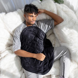 Nodpod Weighted Body Blanket in Black Onyx