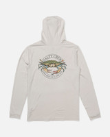 The Salty Crew Men's Jimmy Hooded Sunshirt in Athletic Heather