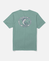 The Salty Crew Men's Shoutout Tee in Mackerel Green