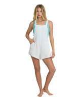 Billabong Women's Beach Crush Overalls Salt Crystal front