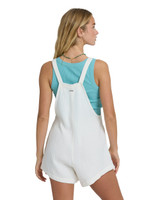 The Billabong Women's Beach Crush Overalls in Salt Crystal