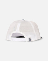The Salty Crew Bait Shop Mesh Trucker Hat in Off White