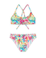 Feather 4 Arrow Girls' Waverly Reversible Bikini in Multicolor