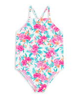 Feather 4 Arrow Girls' High Tide One-Piece Swimsuit back view