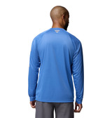 Columbia Men's PFG Terminal Tackle Long Sleeve Tee Vivid Blue side view