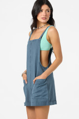 O'Neill Women's Summerlin Romper in Slate detail view