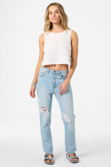 O'Neill Women's Sanders Tank Top White front view