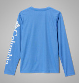 Columbia Boys' PFG Terminal Tackle Long Sleeve Tee in Vivid Blue
