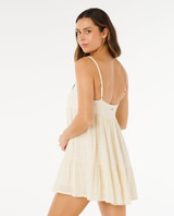 Rip Curl Women's Classic Surf Cover Up in Bone front view