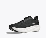 The Hoka Men's Mach 7 Running Shoes in Black and White