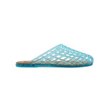 Mia Women's Darby Jelly Slip-ons Turquoise side view