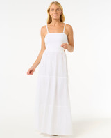 Rip Curl Women's Premium Surf Maxi Dress in White side view