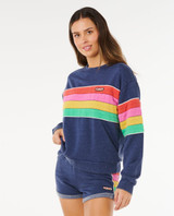 Rip Curl Women's Surf Revival Relaxed Crew side view