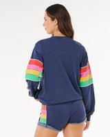 Rip Curl Women's Surf Revival Relaxed Crew back view